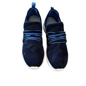 Cloudsteppers by Clarks Nova Ave Navy Textile Athletic Slip On Sneakers 6.5 M